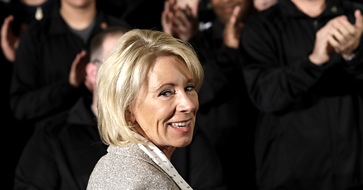 Betsy DeVos Is Back! She’ll Be Talking With Moms for Liberty on Saturday.