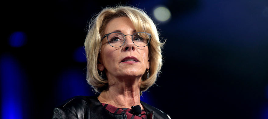 DeVos Is Planning to Rollback Guidelines That Protect Students From Sexual Assault