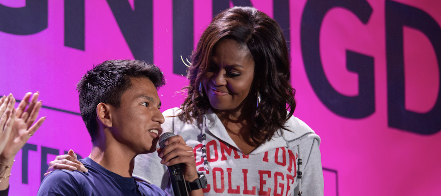 Michelle Obama Is on a Mission to Get Students Everywhere to Dream Big