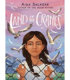The book cover to 'Land of Cranes'.