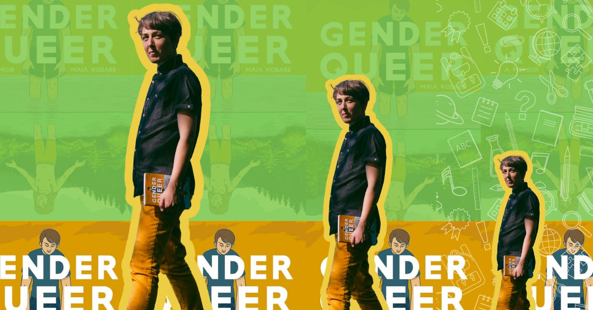cover of the book Gender Queer.