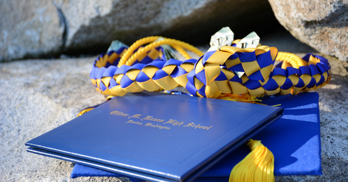 Photo of a high school diploma. Photo by Gary Tou on Unsplash