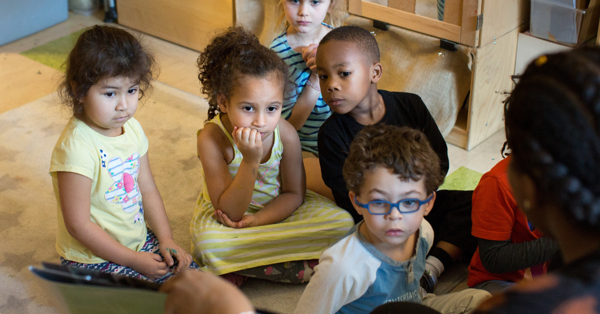 children learning to read