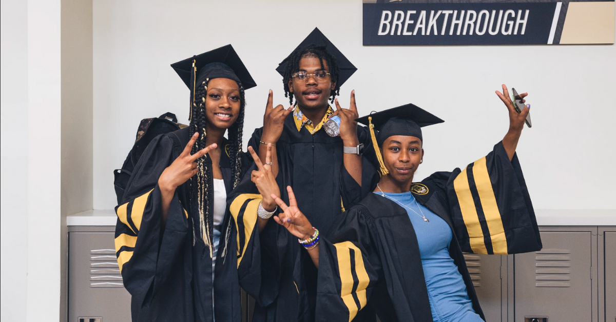 students at Purdue Polytechnic High School.